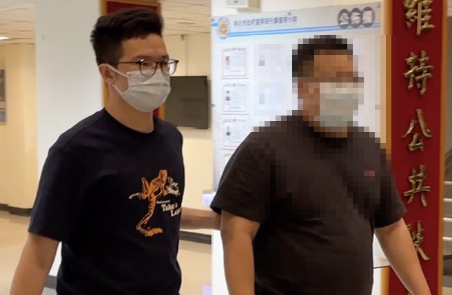 叶姓所长与诈骗集团有不明往来，遭移送士林地检署复讯。（记者林意筑摄）