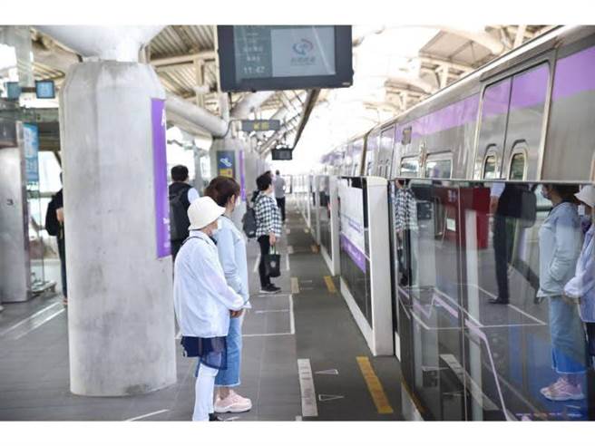 桃捷运量已回升到疫情前的98.5％，桃捷公司预估将于2025年损益两平。（蔡依珍摄）