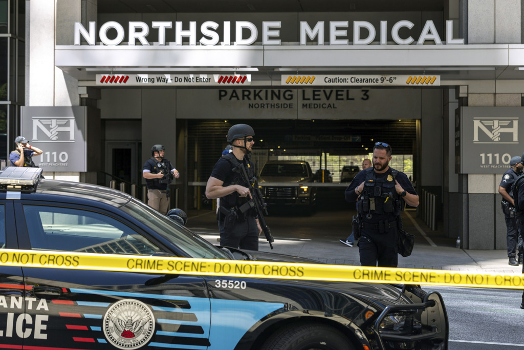 亚特兰大医疗大楼发生枪击案，酿成1死4伤。（图／美联社）(photo:ChinaTimes)