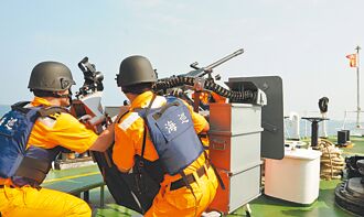 海委會：海巡執法用砲 非軍事作戰