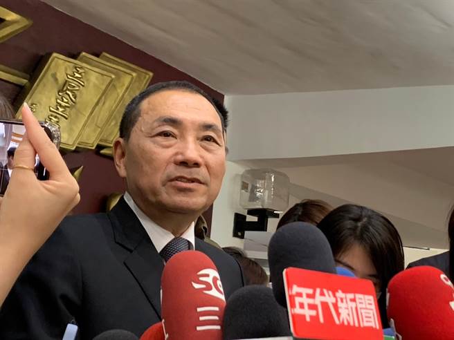 对于是否被国民党内定为主帅，新北市长侯友宜表示，尊重党的规画。（叶德正摄）