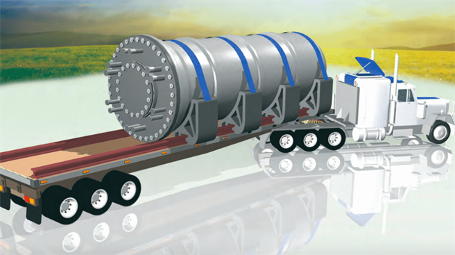 小型模組式反應爐。（李柏澔翻攝）