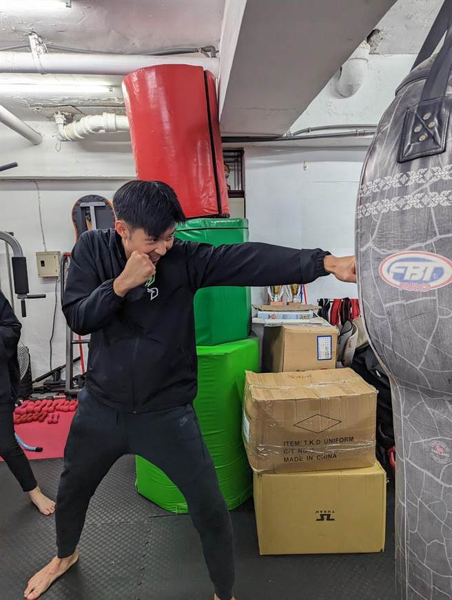 刘丞报名武打演员课程，朝动作男星梦想迈进。（艾迪升传播提供）