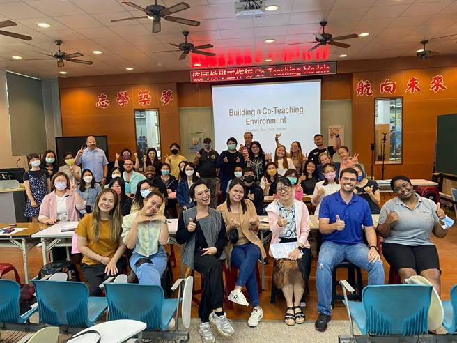 嘉义市外籍教师研习6种协同教学模式。（嘉义市政府提供／廖素慧嘉市传真）