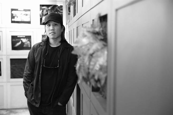 《模仿犯》导演张荣吉受访。（陈俊吉摄）