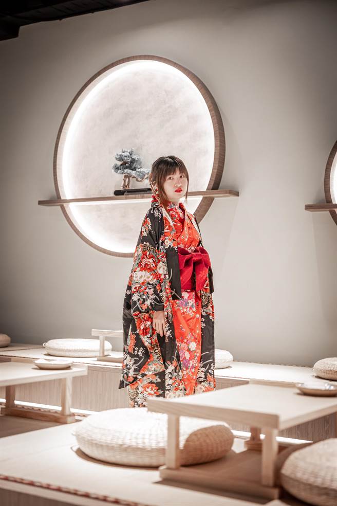 ｢山鲸烧肉｣以顶级食材、復刻日本的空间情境及免费和服体验，在台中烧肉界闯出名号。（山鲸烧肉提供）