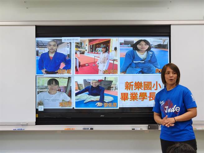 尖石国中体育班竞赛表现亮眼，近期校方也巡迴乡内国小招生，希望找到体坛未来明日之星。（新乐国小提供／邱立雅竹县传真）