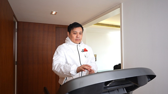 洪诚阳认为创业要让自己跳脱舒适圈，突破自己才能有所成就。（图/旺北林洛安摄）