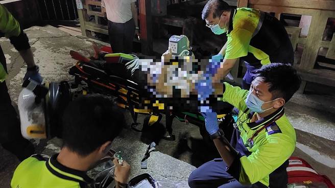 新竹县府吕姓秘书4日登芎林飞凤山突倒地，送医后于5日清晨不治。（竹县消防局提供／邱立雅竹县传真）