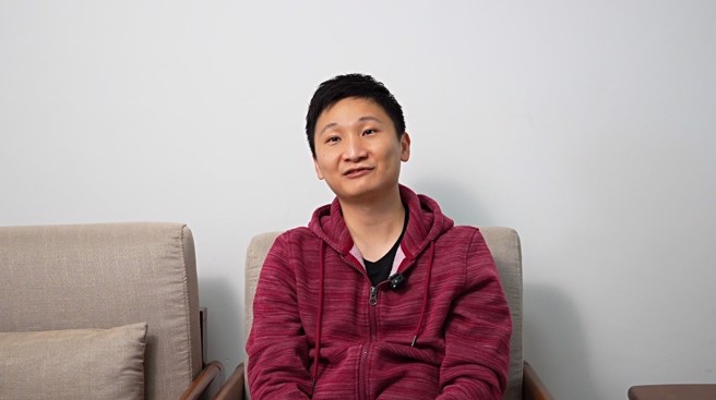 楊昕頤認為大陸的電子支付非常的便利，在工作或生活都能節省很多時間。（圖/旺北林洛安攝）