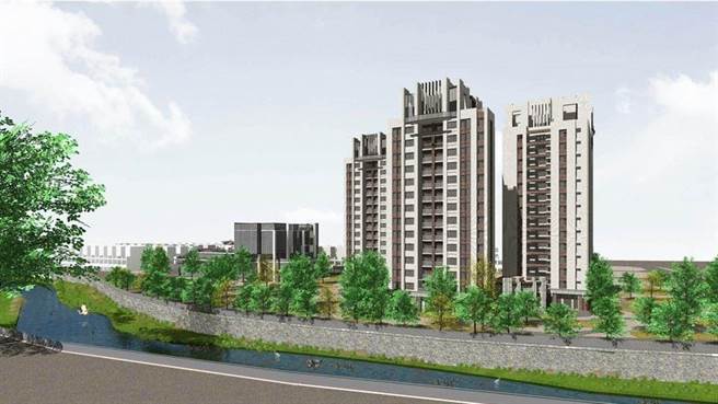 安置住宅模拟图。（高市府提供／柯宗纬高雄传真）