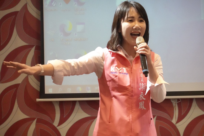 國民黨部主委謝衣鳯今接受本報記者訪問時表示，跟黨中央討論以後，將在總統徵召人選確定以後，才進行提名作業，強調會以團結勝選作為最大考量。(翻攝謝衣鳯臉書/吳建輝彰化傳真)