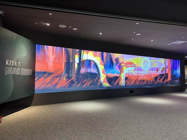 国立台湾史前文化博物馆南岛厅动画获德国iF设计奖。（蔡旻妤摄）