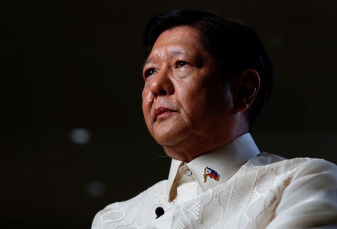 菲律宾总统小马可仕（Ferdinand Marcos Jr）。（图／路透社）