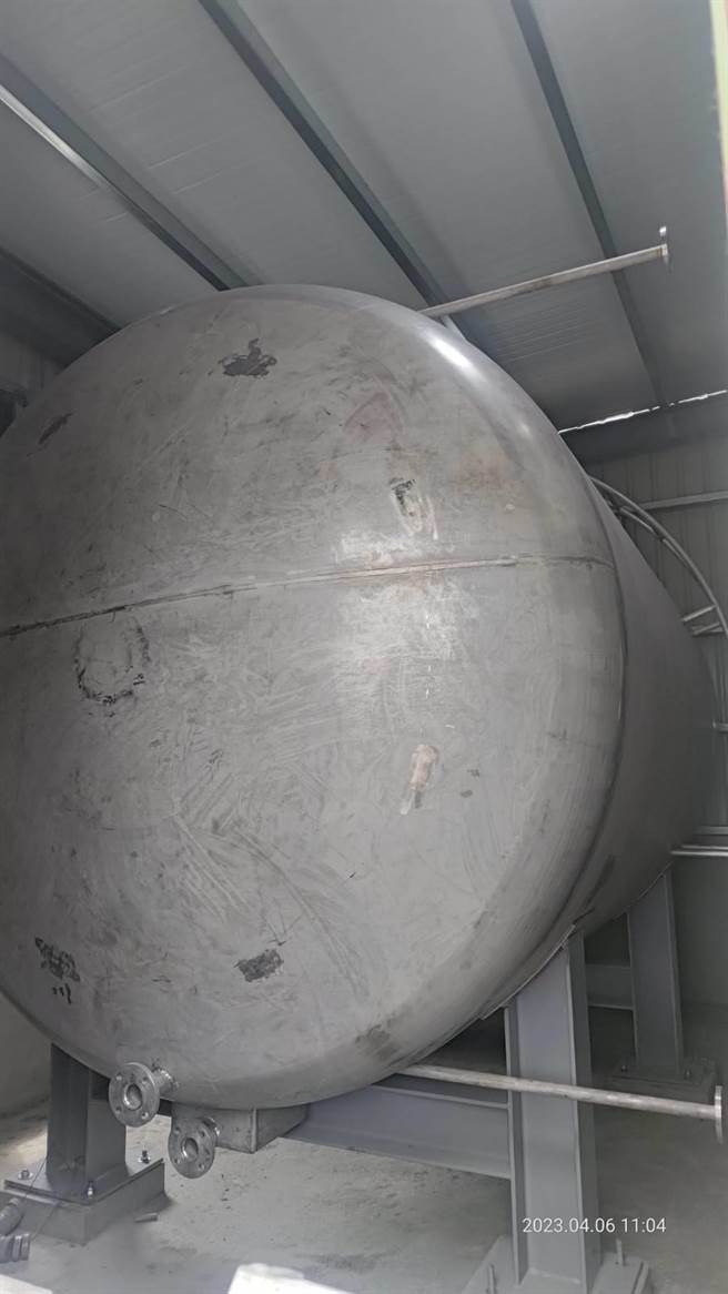 屏東縣東港鎮光復抽水站油槽改建，5月下旬完工啟用。（屏縣府提供／謝佳潾屏東傳真）