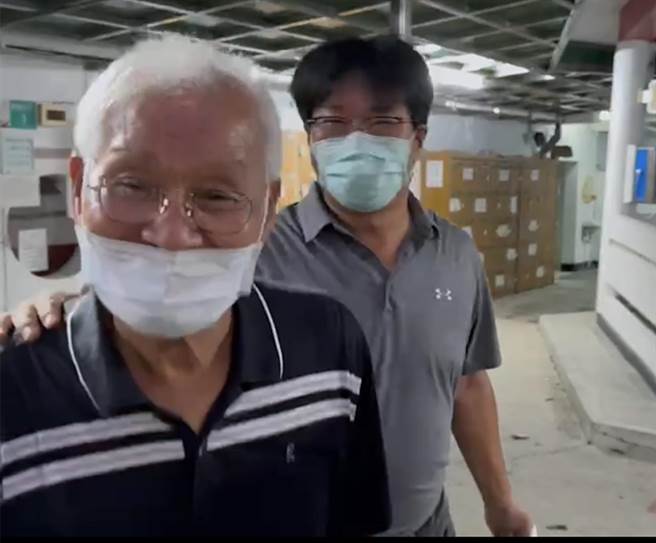 前总统陈水扁亲家赵玉柱因台开内线交易案被判刑4年，今天获准假释出狱。（洪荣志摄）