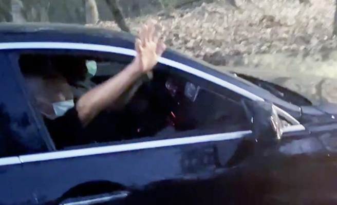 前总统陈水扁亲家赵玉柱因台开内线交易案被判刑4年，今天获准假释出狱。（洪荣志摄）