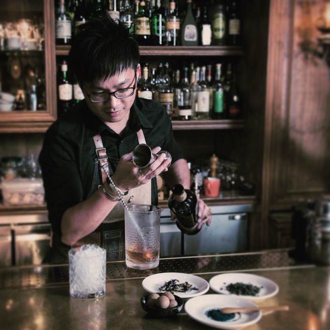 3道独家料理「童趣」、「跟屁虫」与「缤纷」，各别搭配特制调酒。（NK. Restaurant提供）