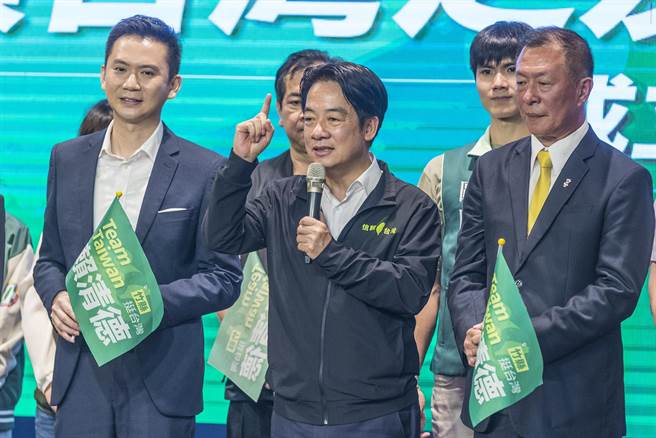 赖清德指接受九二共识等于放弃台湾主权。（罗浚滨摄）