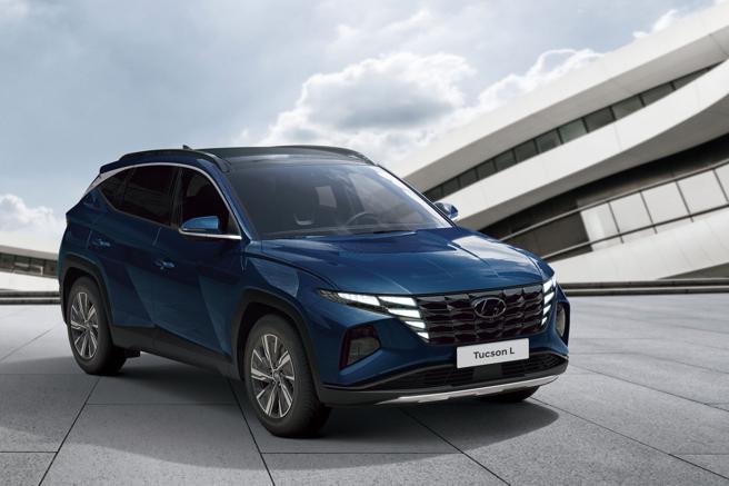 HYUNDAI Tucson L Turbo Hybrid将在6月14日上市，即日起开放预售订车，GLTH-A、GLTH-B、GLTH-C三等级售价为112、122、129万元。（南阳实业提供）