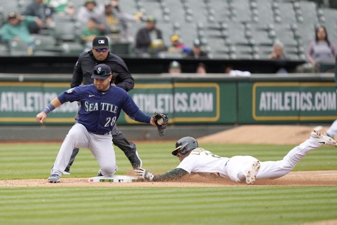 运动家本季持续摆烂。（美联社资料照）