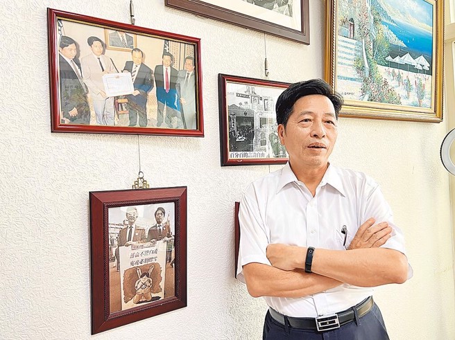 郑宝清的妻子遭撞击受伤。（中时资料照，蔡依珍摄）