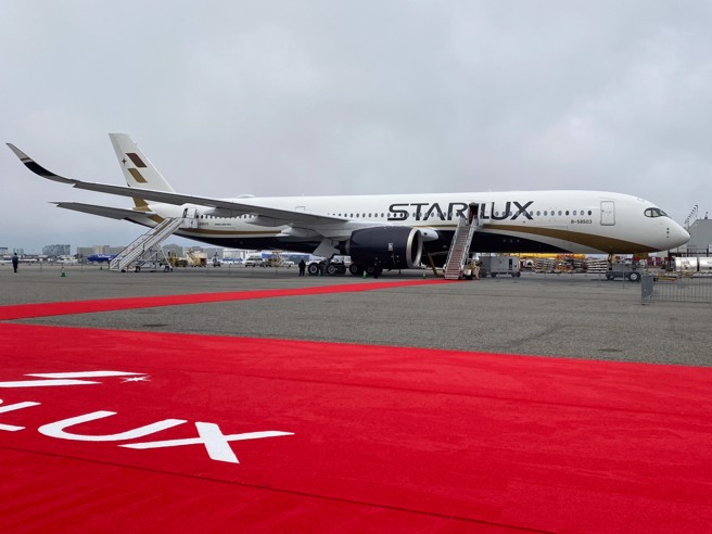 星宇2架A350卡在东京，调度不及连带让洛杉矶航班取消。(陈佑诚摄)