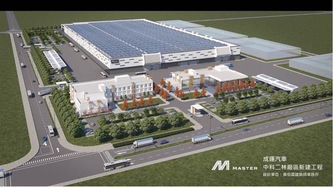 成运二林电巴园区占地20公顷，斥资25亿元打造，结合上下游供应链与自动化的智慧生产线，年产量KD件2万辆，与CBU整车6千辆，是全台首座电动巴士产业园。（成运汽车提供／吴建辉彰化传真）
