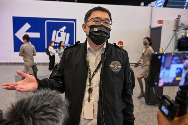 星宇航空董事长张国炜6日搭机赶赴日本东京处理相关事宜，7日中午亲自驾驶飞机返台。（陈麒全摄）