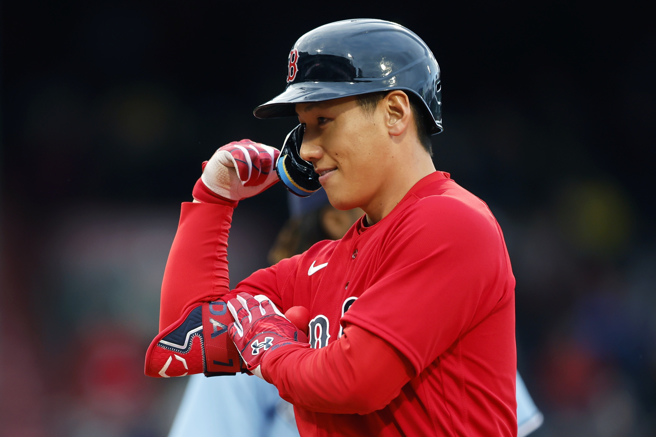 吉田正尚有望拿下本季美联新人王。（美联社资料照）