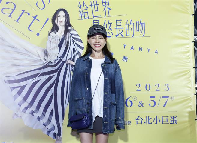 彭佳慧今到场欣赏。（陈俊吉摄）