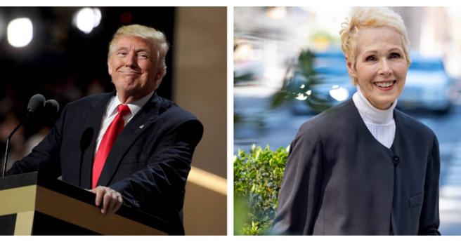 美国专栏作家卡洛尔指控前总统川普对她性侵、殴打和诽谤，川普作证影片于5日公开。（图／达志／美联社，下同）