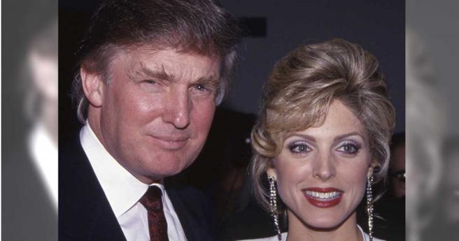 川普把指控性侵她的专栏作家卡洛尔照片，误认为其明星前妻梅波斯（右图）。