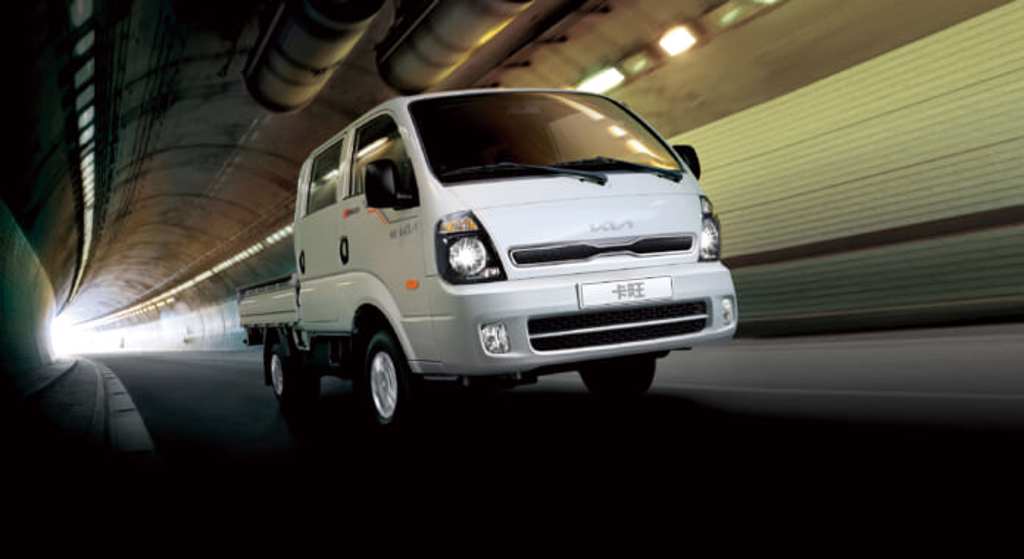 Kia商用車卡旺K2500以多元車型選擇、 強大承載能力、完善主被動安全配備滿足各行各業頭家需求。（台灣森那美起亞提供）