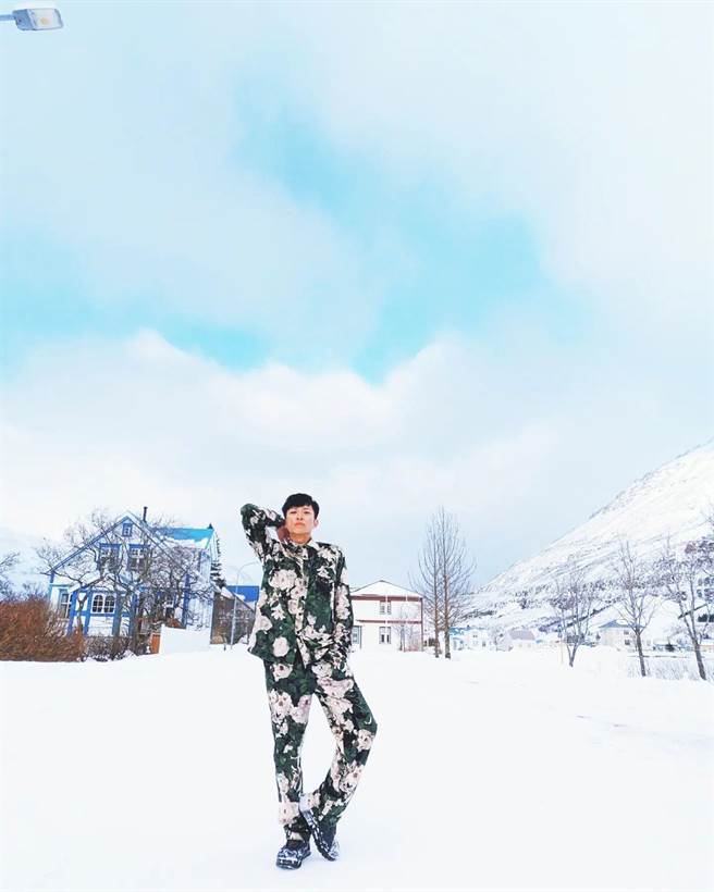 简至豪分享冰岛美景。（简至豪提供）