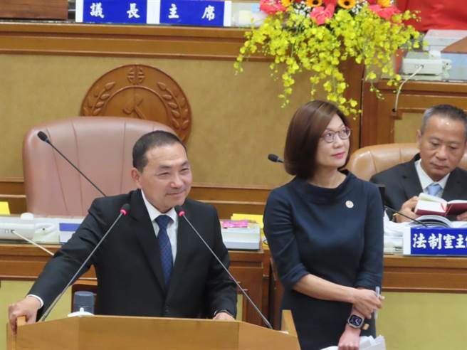 侯友宜表示，我反对一国两制。（叶德正摄）