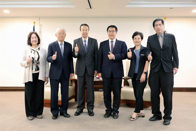 台南市长黄伟哲接见日本加贺市访问团。（市府提供／洪荣志台南传真）