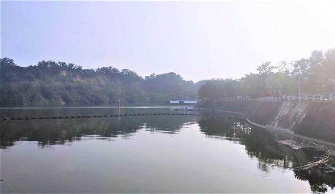 明德水库目前蓄水率76％。（李京升摄）