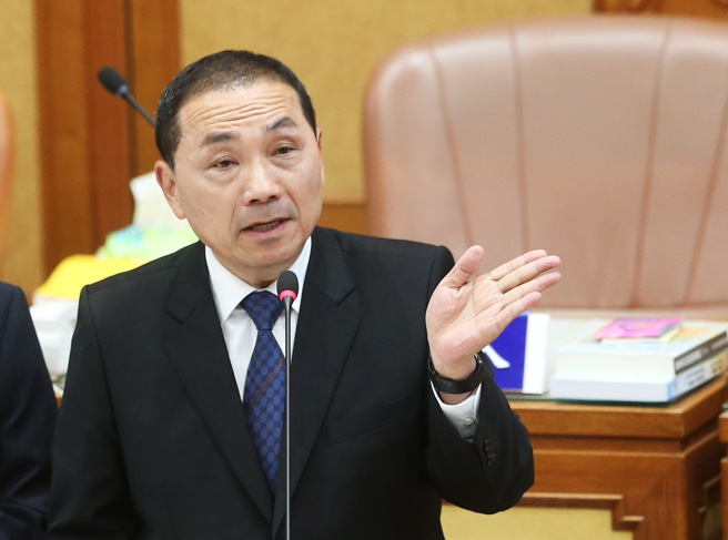 侯友宜表示，優先配比就是不缺電。（陳怡誠攝） 