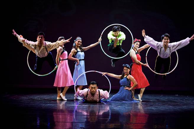 《府中揪艺起》音乐市集活动请到「台湾特技团」表演传统杂技。（新北市文化局提供）