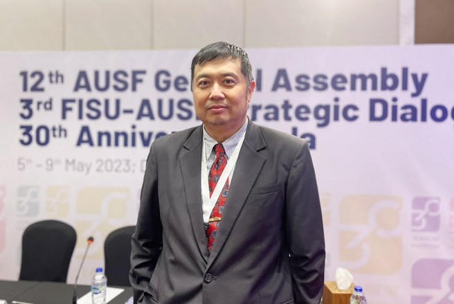 大专体总副会长曾庆裕。(大专体总提供)