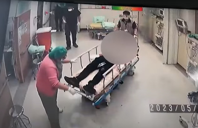 埔里镇柯姓男子6日清晨遭人持菜刀剁断双掌，地方盛传惹到中部超大咖角头。（民眾提供）