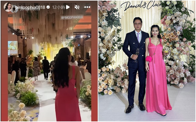 王思佳近日陷入假包争议，她不管风波照样出席婚礼。(图/王思佳 IG)