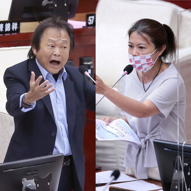 国民党台北市议员游淑慧(右)被点名征战士林大同区，对战民进党议员王世坚(左)。(合成图/中时资料照)