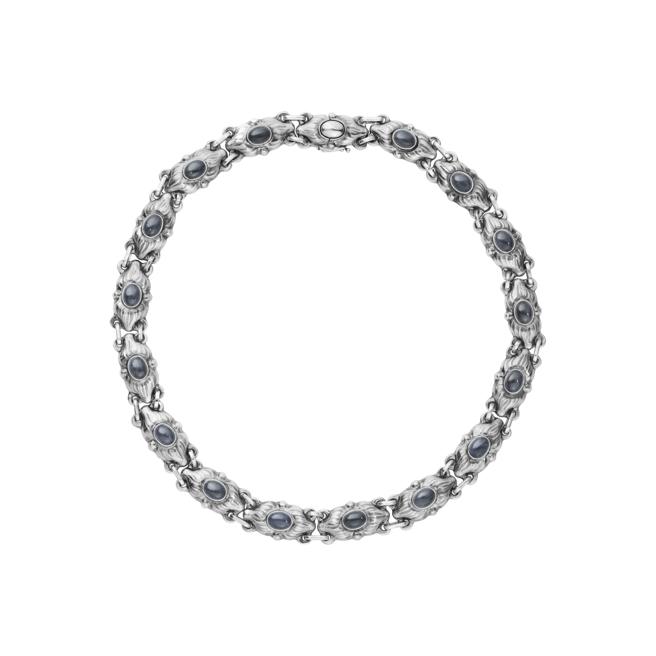 喬治傑生Moonlight Blossom月光花語系列項鍊，5萬8000元。（GEORG JENSEN提供）