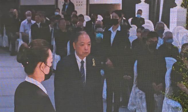 前国策顾问黄承国参加公祭。（胡欣男摄）