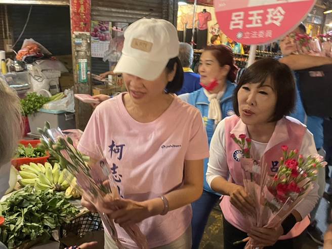 桃园５选区国民党现任立委吕玉玲认为，杨家俍退选后相信他仍持续为桃园服务。（吕筱蝉摄）