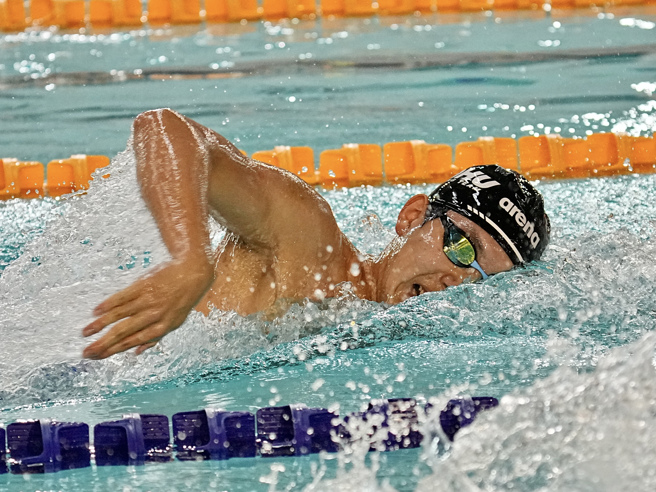 112全大运游泳公开男800自金牌东华大学黄国伦。（中原大学提供）