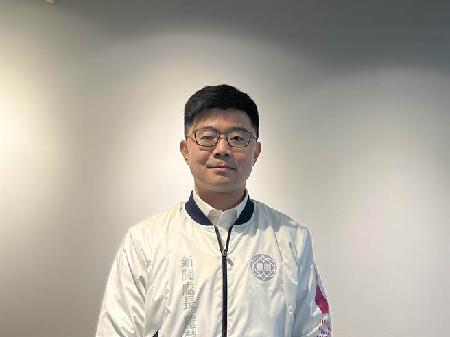 桃市府新闻处长罗楚东。(蔡依珍摄)