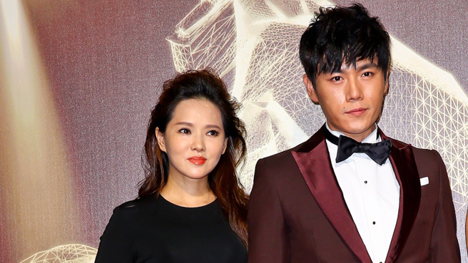 伊能静与秦昊同框放闪。(图／中时资料照)